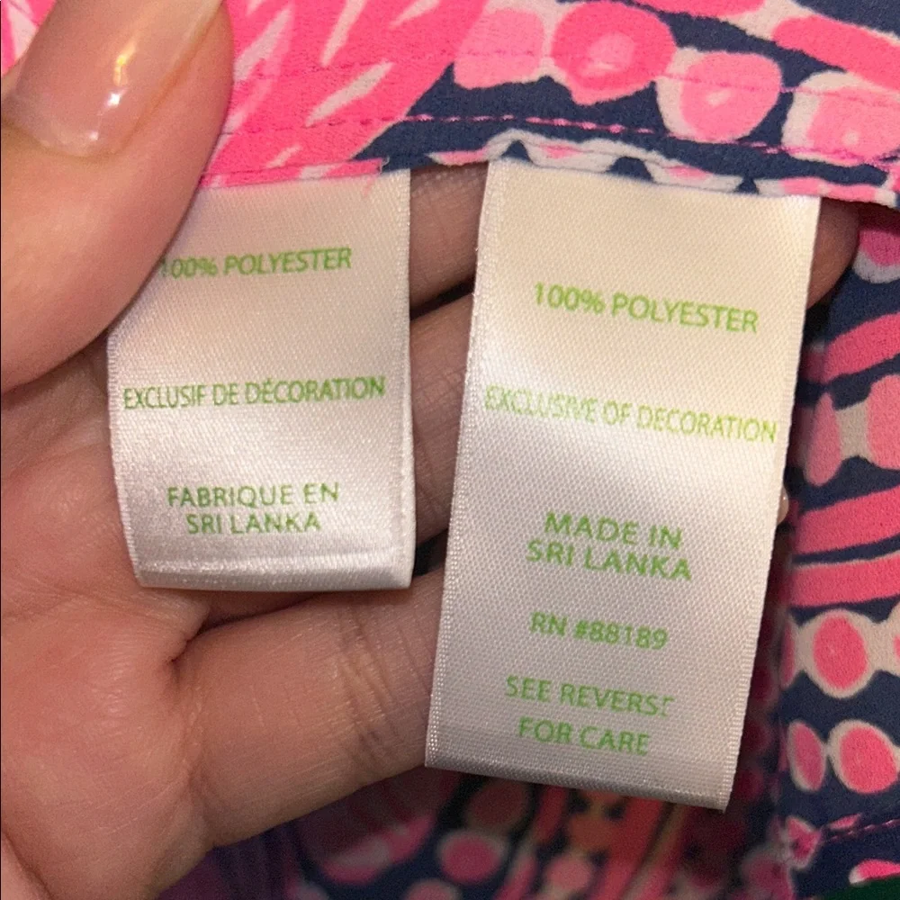 Lilly Pulitzer Pink Patterned Top - Picture 6 of 7